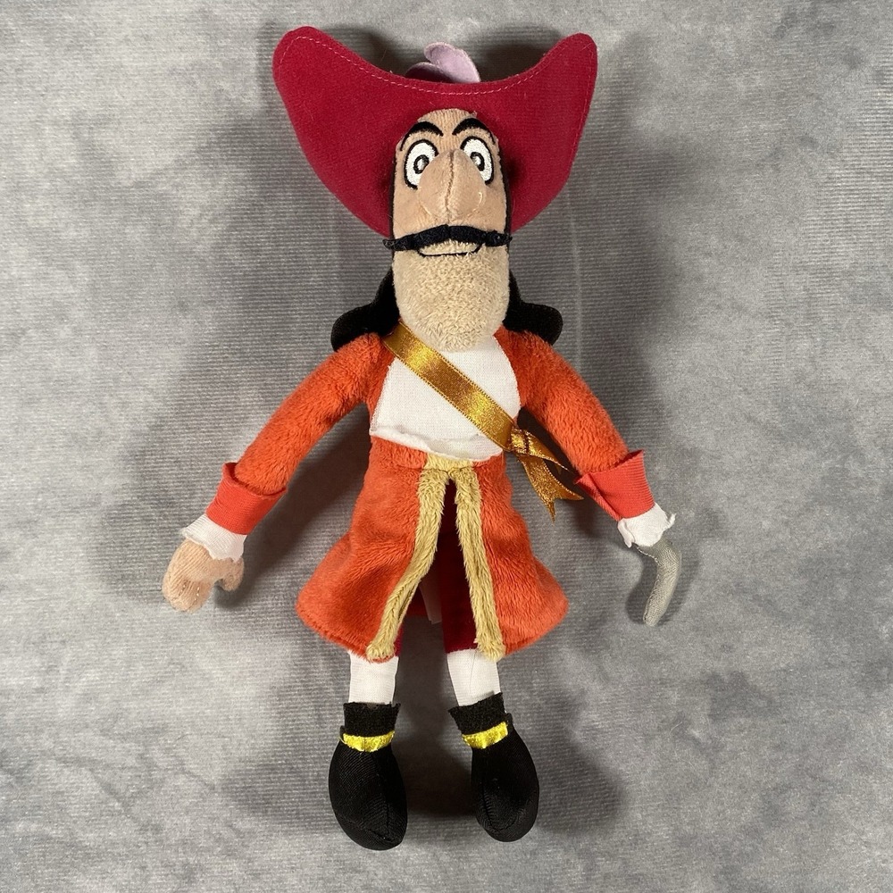 Disney Captain Hook 12" Plush Jake & the Neverland Pirates